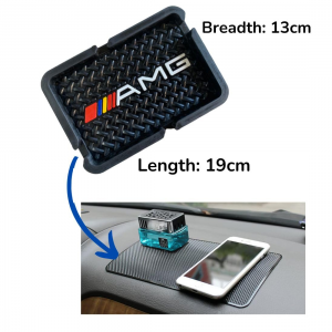 Universal car Interior Dashboard Heavy Thickness Non-Slip mat for mobiles - black